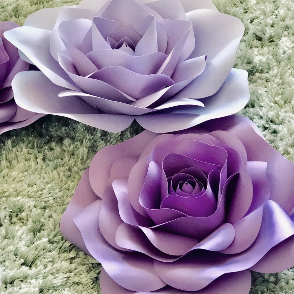 Paper Flower Set - Picture 4 of 6